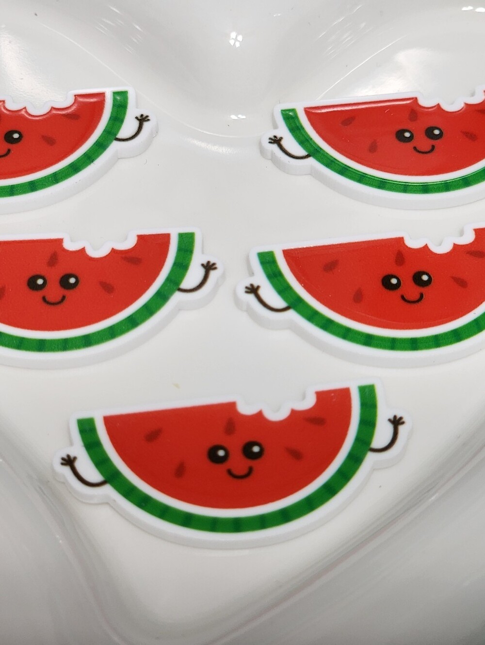 Watermelon Flatback Flats Keychain Charms Crafts Magnet 2 Pieces